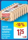 Haselnuss-Schnitte im ALDI Nord Prospekt Haselnuss-Schnitte von CHOCEUR im aktuellen ALDI Nord Prospekt für 1,25 €