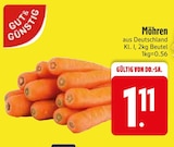 Möhren von Gut & Günstig im aktuellen EDEKA Prospekt für 1,11 €