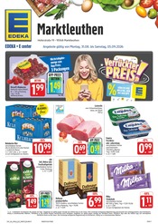 EDEKA Supermarkt Prospekt der aktuellen Woche mit 40 Seiten, gültig von 31.08.2026 bis 05.09.2026, in Marktleuthen und Umgebung Aktueller EDEKA Supermarkt Prospekt in Marktleuthen und Umgebung, "Wir lieben Lebensmittel!" mit 40 Seiten, 31.08.2026 - 05.09.2026