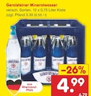 Mineralwasser im Angebot bei Netto Marken-Discount in Karlsruhe Mineralwasser Angebote von Gerolsteiner bei Netto Marken-Discount Karlsruhe für 4,99 €