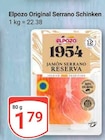 Original Serrano Schinken im Angebot bei GLOBUS in Mannheim Original Serrano Schinken Angebote von Elpozo bei GLOBUS Mannheim für 1,79 €
