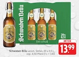 Schwaben Bräu bei Trinkgut im Prospekt "" für 13,99 €