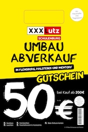 Aktueller XXXLutz Möbelhäuser Möbel & Einrichtung Prospekt in Grönwohld und Umgebung, "UMBAUABVERKAUF" mit 8 Seiten, 03.12.2024 - 15.12.2024