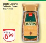 Löskaffee Gold Angebote von Jacobs bei GLOBUS Frankenthal für 6,99 €