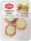 4 paupiettes de porc au beurre persillé aillé - MAÎTRE JACQUES - Intermarché Super 4 paupiettes de porc au beurre persillé aillé - MAÎTRE JACQUES à 6,50 € dans le catalogue Intermarché Super