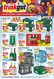 Trinkgut Prospekt für Einbeck: "Aktuelle Angebote", 18 Seiten, 09.02.2026 - 14.02.2026