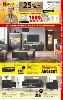 Couch im aktuellen Wohn Schick Prospekt (Reutlingen) Couch im Wohn Schick Prospekt "WEIHNACHTS-CASH-BACK!" mit 14 Seiten (Reutlingen)