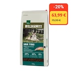 Maxi Zoo Échirolles - Promo REAL NATURE WILDERNESS Senior Dark Fjord Cerf et saumon 12 kg Promo REAL NATURE WILDERNESS Senior Dark Fjord Cerf et saumon 12 kg à 63,99 € dans le catalogue Maxi Zoo à Échirolles