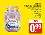 EDEKA Bad Gottleuba - Joghurt oder Joghurt mild Angebot im Prospekt Joghurt oder Joghurt mild bei EDEKA im Bad Gottleuba Prospekt für 0,99 €