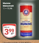 Malzextrakt im Angebot bei GLOBUS in Salzgitter Malzextrakt Angebote von Mumme bei GLOBUS Salzgitter für 3,99 €