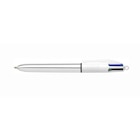 Promo BIC 4 Couleurs Shine - Stylo à bille 4 couleurs - corps argent à 0,99 € dans le catalogue Bureau Vallée à Fréjus