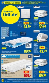 Bettdecke im aktuellen Lidl Prospekt (Würzburg) Bettdecke im Lidl Prospekt "LIDL LOHNT SICH" mit 72 Seiten (Würzburg)
