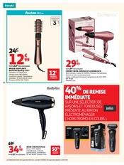 Promos Electroménager dans le catalogue "BEAUTÉ" de Auchan Hypermarché Electroménager en promo dans le catalogue Auchan Hypermarché à la page 12