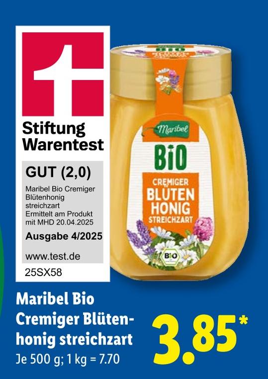 Bio Cremiger Blütenhonig streichzart