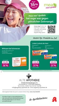 Aktueller mea - meine apotheke Prospekt "Unsere Juli-Angebote" für Bad Segeberg Aktueller mea - meine apotheke Prospekt für Bad Segeberg mit Seiten