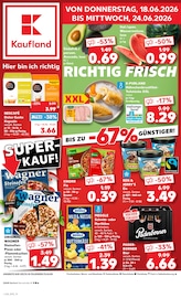 Kaufland Supermarkt Prospekt der aktuellen Woche mit 56 Seiten, gültig von 18.06.2026 bis 24.06.2026, in Vlotho und Umgebung Aktueller Kaufland Supermarkt Prospekt in Vlotho und Umgebung, "Hier bin ich richtig" mit 56 Seiten, 18.06.2026 - 24.06.2026