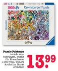 Puzzle Pokémon im Angebot bei E center in Ludwigshafen Puzzle Pokémon Angebote von Ravensburger bei E center Ludwigshafen für 13,99 €