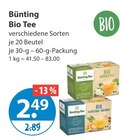 Bio Grüner Tee im Angebot bei V-Markt in Regensburg Bio Grüner Tee Angebote von Bünting bei V-Markt Regensburg für 2,49 €