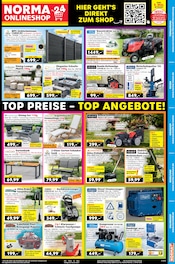 Aktueller Norma Prospekt mit Rasenmäher, "Mehr fürs Geld", Seite 20