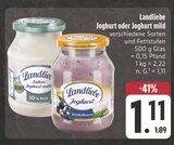 Joghurt Angebote von Landliebe bei E center Hof für 1,11 €