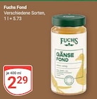 Gänse Fond Angebote von Fuchs bei GLOBUS Bruchsal für 2,29 €