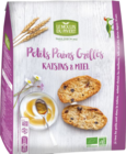 Petits pains miel raisins - MOULIN DU PIVERT - NaturéO à Nantes Petits pains miel raisins - MOULIN DU PIVERT en promo chez NaturéO Nantes à 3,49 €
