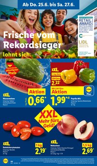 Tomaten im aktuellen Lidl Prospekt (Mönchengladbach) Tomaten im Lidl Prospekt "LIDL LOHNT SICH" mit 71 Seiten (Mönchengladbach)