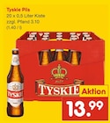 Aktuelle Tyskie Angebote bei Netto Marken-Discount in Hannover Aktuelles Pils Angebot bei Netto Marken-Discount in Hannover ab 13,99 €