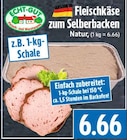 Fleischkäse zum Selberbacken Natur bei EDEKA im Lahnau Prospekt für 6,66 €