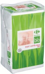 Cosmétiques Bio - CARREFOUR dans le catalogue Carrefour Maxi carrés bébé BIO - CARREFOUR à 1,78 € en promo chez Carrefour