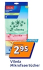 Mikrofasertücher im Action Prospekt Mikrofasertücher von Vileda im aktuellen Action Prospekt für 2,95 €