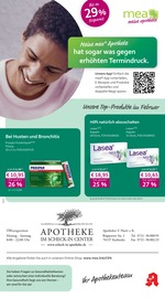 mea - meine apotheke Apotheken Prospekt der aktuellen Woche mit 4 Seiten, gültig von 01.02.2026 bis 28.02.2026, in Karlsruhe und Umgebung Aktueller mea - meine apotheke Apotheken Prospekt in Karlsruhe und Umgebung, "Unsere Februar-Angebote" mit 4 Seiten, 01.02.2026 - 28.02.2026