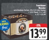 Aktuelles Weissbier Angebot bei E center in Chemnitz ab 13,99 €