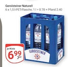Naturell Angebote von Gerolsteiner bei GLOBUS Hürth für 6,99 €