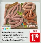 Aktuelle Bratwurst Angebote bei EDEKA in Pforzheim Aktuelles Salsiccia Fresca Angebot bei EDEKA in Pforzheim ab 1,19 €