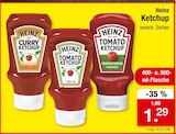 Curry Ketchup im Angebot bei Zimmermann in Magdeburg Curry Ketchup Angebote von Heinz bei Zimmermann Magdeburg für 1,29 €