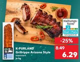 Grillrippe Arizona Style im Angebot bei Kaufland in Freiberg Grillrippe Arizona Style Angebote von K-PURLAND bei Kaufland Freiberg für 6,29 €