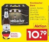 Biere Angebote von Krombacher bei Netto Marken-Discount Arnsberg für 10,79 €