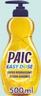 Liquide vaiselle easy dose citron agrumes - PAIC à 1,11 € dans le catalogue Intermarché Hyper