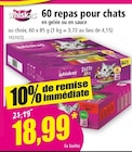 Promo 60 repas pour chats à 18,99 € dans le catalogue Norma à Modenheim