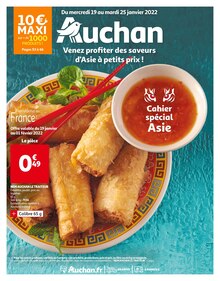 Auchan Catalogue "Venez profiter des saveurs d'Asie à petit prix !", 72 pages, La Ciotat,  19/01/2022 - 25/01/2022