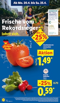 Gemüse im Lidl Prospekt "LIDL LOHNT SICH" mit 68 Seiten (Solingen (Klingenstadt))