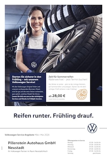 Aktueller Volkswagen Prospekt "Der Frühling startet mit Power" Aktueller Volkswagen Prospekt