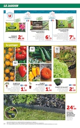 Prix et réduction Terreau dans le prospectus Super U en cours Offre Terreau dans le catalogue Super U du moment à la page 22