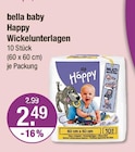 Happy Wickelunterlagen im V-Markt Prospekt Happy Wickelunterlagen von bella baby im aktuellen V-Markt Prospekt für 2,49 €