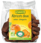 Abricots doux entiers dénoyautés - 250 g - RAPUNZEL dans le catalogue NaturéO