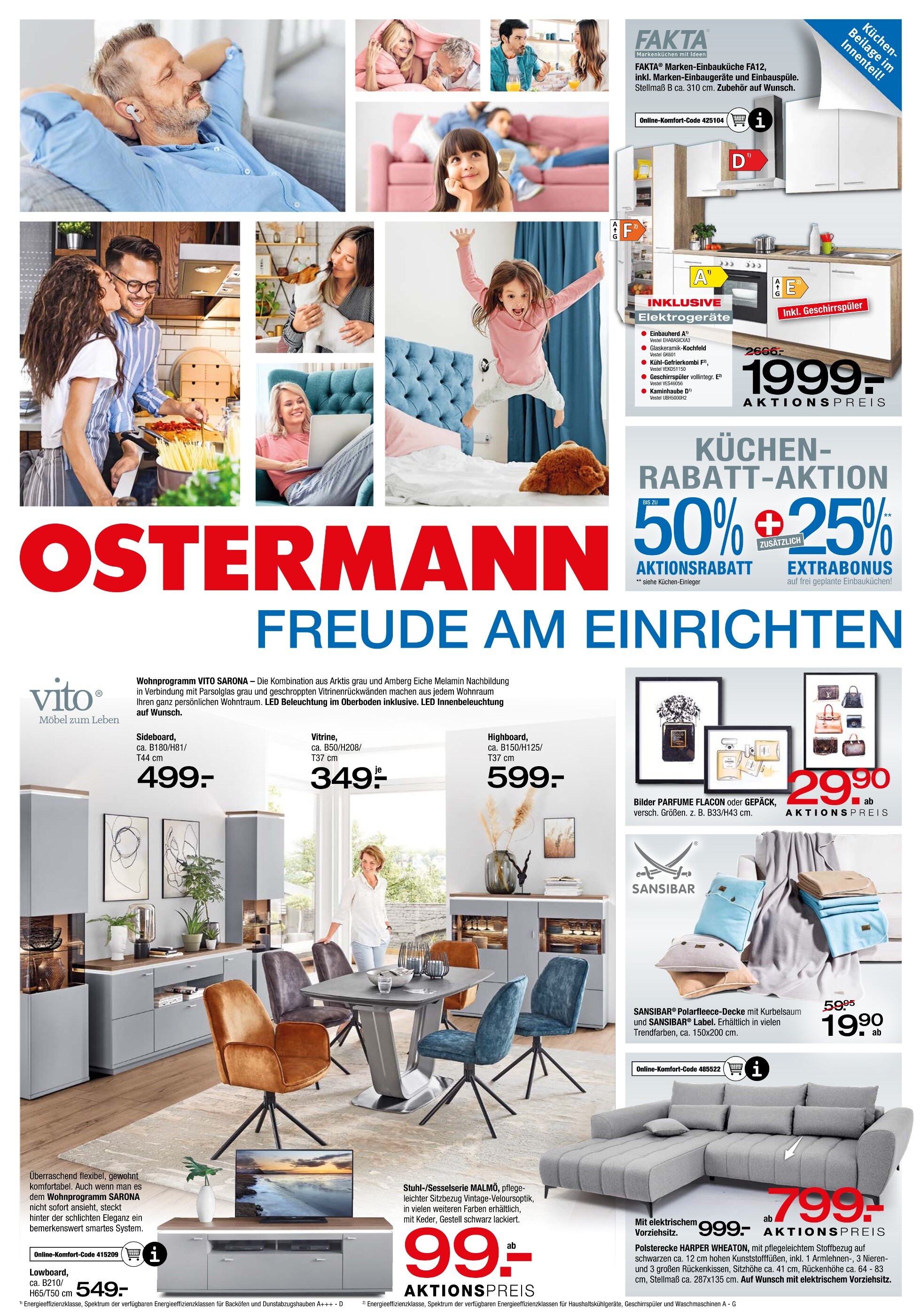 Ostermann Prospekt für Bergheim mit 18 Seiten Ostermann Prospekt für Bergheim: "FREUDE AM EINRICHTEN", 18 Seiten, 15.01.2022 - 21.01.2022