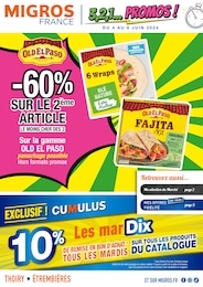 Prospectus Migros France, "3,2,1... Promos !",  pages, 04/06/2024 - 09/06/2024