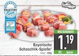 Bayerische Schaschlik-Spieße von  im aktuellen EDEKA Prospekt für 1,19 €