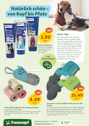Hundeshampoo Angebot & Preis im aktuellen Fressnapf Prospekt Hundeshampoo Angebot im aktuellen Fressnapf Prospekt auf Seite 9
